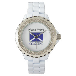 Montre Écosse et drapeau écossais personnalisés