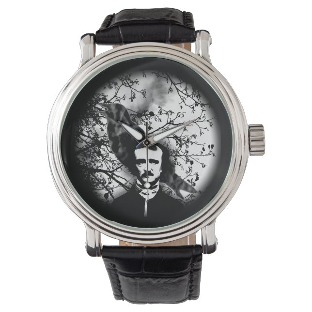 Montre Edgar Allan Poe 'Le Corbeau' (devant)