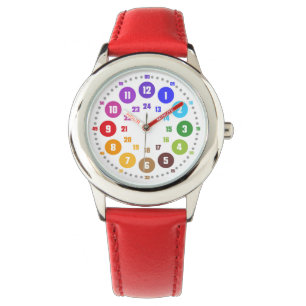 Montre éducative en bracelet pour enfants, cadeau 