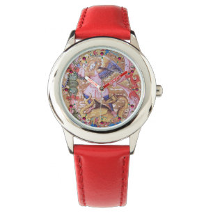 Montre Église Saint-Michael Archangel et Dragon Antique F