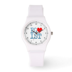 Montre Égoïste Red Heart Denim