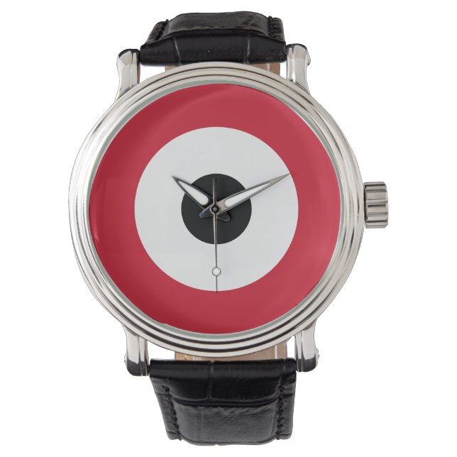 Montre Egypte rond drapeau symbole du pays armée av (devant)