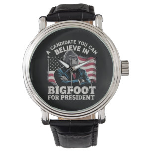 Montre Élection 2024 Vote Drôle Sasquatch USA