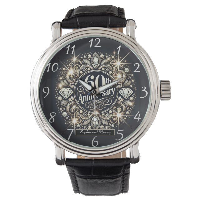 Montre Élégance intemporelle : 60e anniversaire Design (devant)