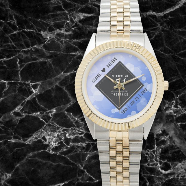 Montre Élégant 51e anniversaire de Mariage Sapphire (Créateur téléchargé)