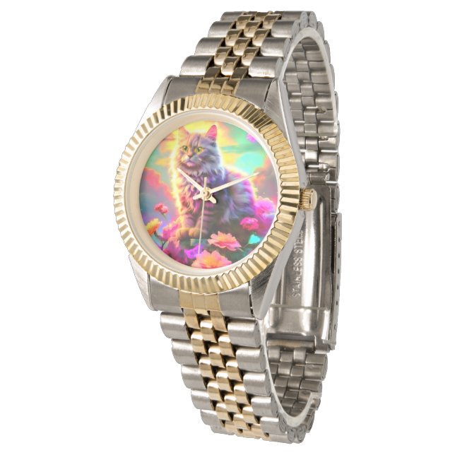 Montre Elegant Cat Watch for Women  (Incliné)