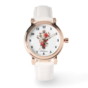 Montre Élégant Je crois Cross Religieux