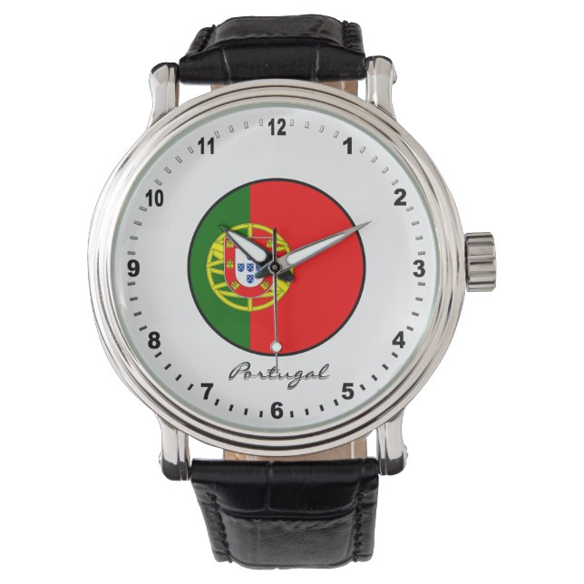 Montre Elégant Portugal Watch & Portugais Drapeau / Lisbo (devant)