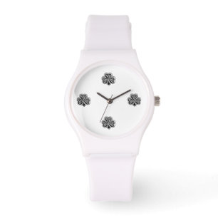 Montre Elégant shamrock irlandais à la mode