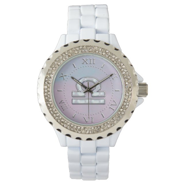 Montre Élégant signe de bibliothèque mère de Pearl Style  (devant)