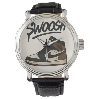 Montre élégante avec Chaussure Smart & "Swoosh"