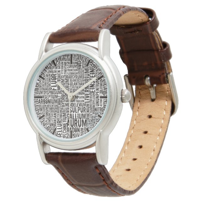 Montre Éléments chimiques (Incliné)