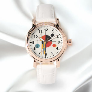 Montre Éléments géométriques Abstraits Composition d'art 