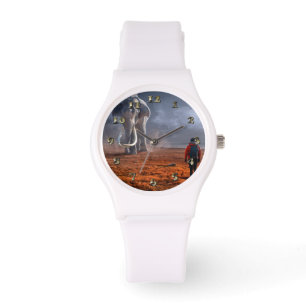 Montre Eléphant Imaginaire et homme