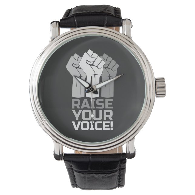 Montre Élever votre voix 3 (devant)
