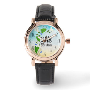 Montre Elle est forte Proverbes 31: 25