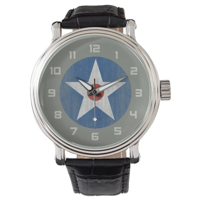 Montre emblématique de l'avion US Star (devant)