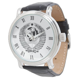 Montre Emblème d'Etat noir de l'URSS
