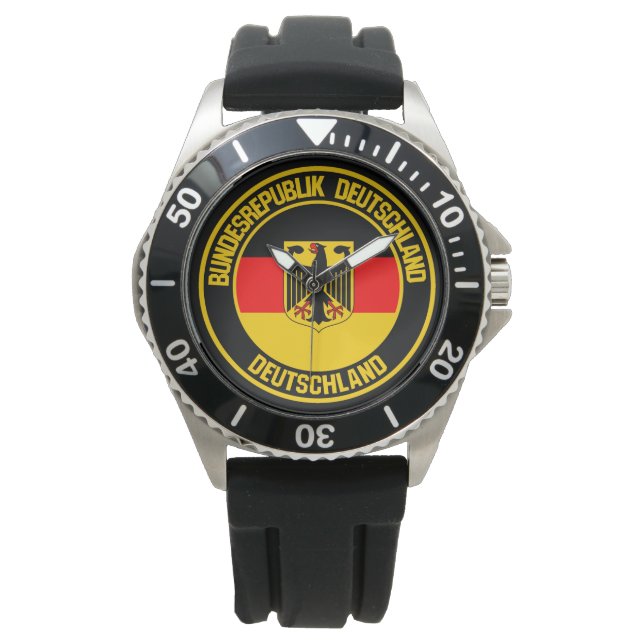 Montre Emblème rond de l'Allemagne (devant)