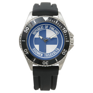 Montre Emblème rond finlandais