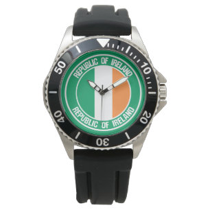 Montre Emblème rond irlandais