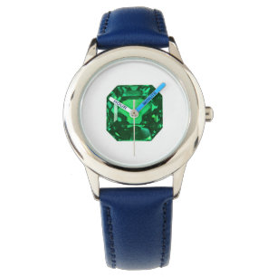 Montre Émeraude octogone