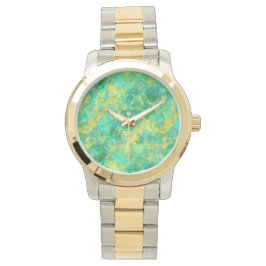 Montre Émeraude Vert Crumpled Texture