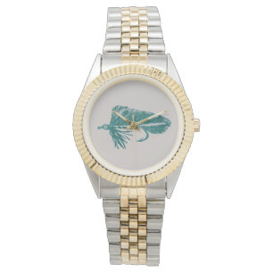 Montre Émetteur Matuka vert, attache à la mouche, art de 