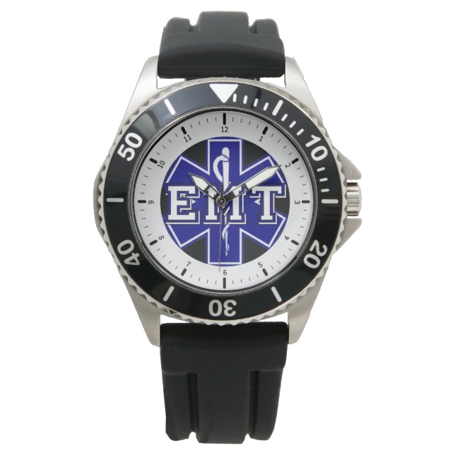 Montre EMT | EMS | Premier répondeur | Étoile De Vie | Re (devant)