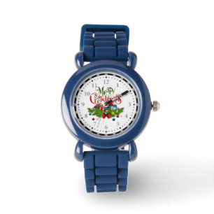 Montre en acier inoxydable Bezel réglable pour enf