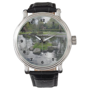 Montre en cuir Vintage personnalisé