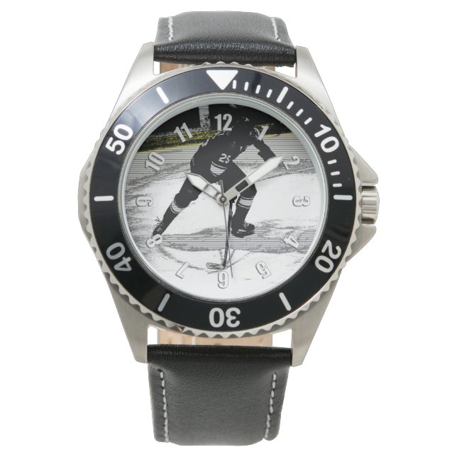 Montre En mouvement - Joueur de hockey (devant)