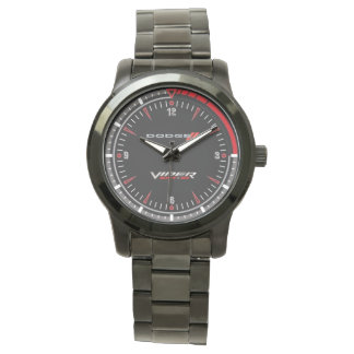 Montre en quartz en acier inoxydable Dodge Viper