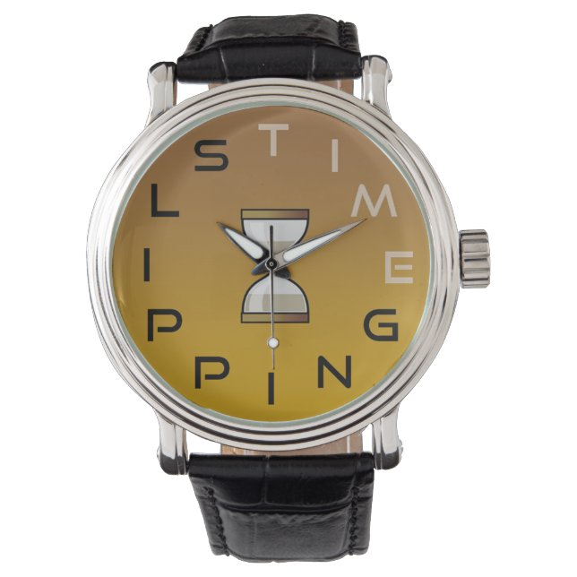 Montre en verre horaire (devant)