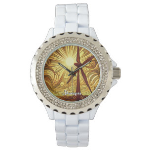 Montre Énergie solaire et éolienne