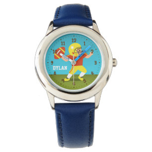 Montre Enfant Garçon Football Mignon avec Casque
