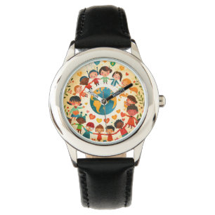 Montre Enfants du monde — Diversité et Paix