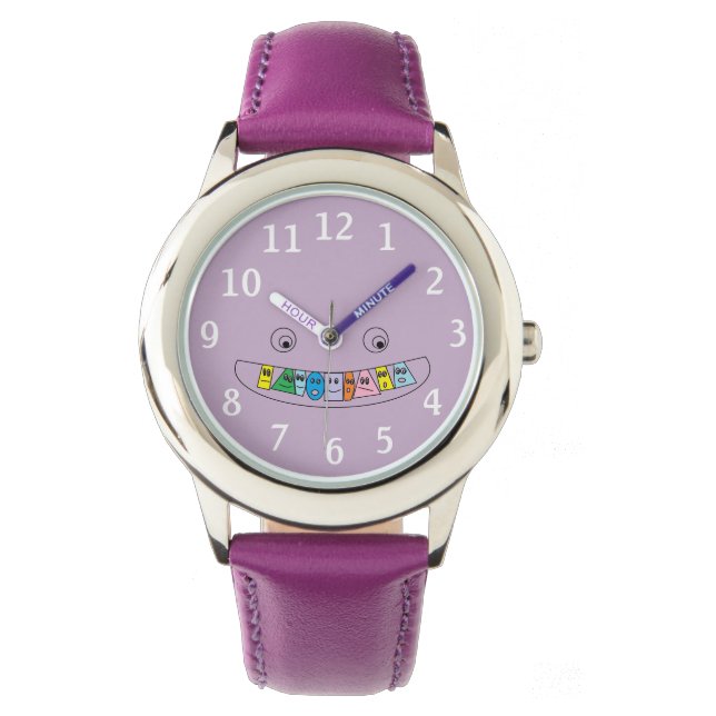 Montre Enfants mignons à bouche (devant)