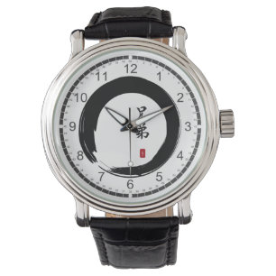 Montre Enso Circle et Brother Calligraphy