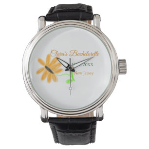 Montre Enterrement de vie de jeune fille ajoutez nom date