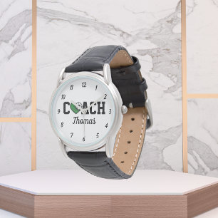 Montre Entraîneur de football Nom professionnel & Cool de