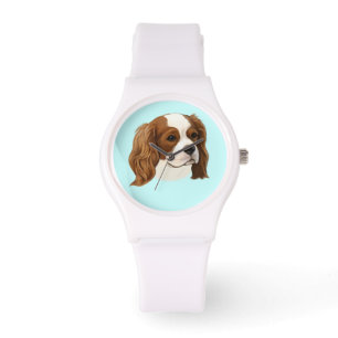 Montre Épagneul cavalier du Roi Charles en portrait