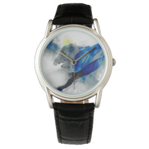 Montre Éphémère - bleu et gris