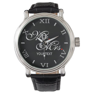 Montre Épouse de mari personnalisée à ses nouvelles ma