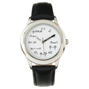 Montre Équation mathématique amusante