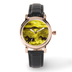 Montre Equine Art Golden Seashore Hors