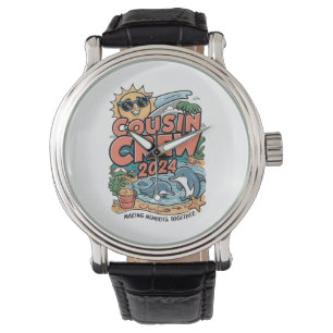 Montre Équipage de cousins 2024 Vacances d'été en famille