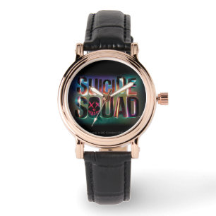 Montre Équipe de suicide Logo couleur brillant