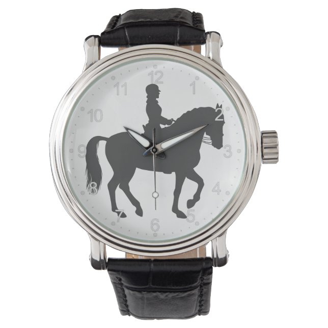 Montre équitation féminine cheval - Choisir la couleur ar (devant)