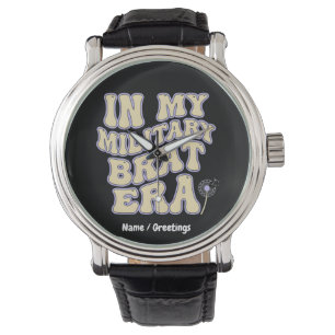Montre Ère Rétro Militaires Enfants de la Troupe Groovy P